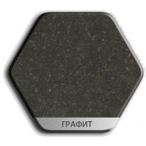 Мойка из гранита Weissgauff QUADRO 575 Eco Granit графит