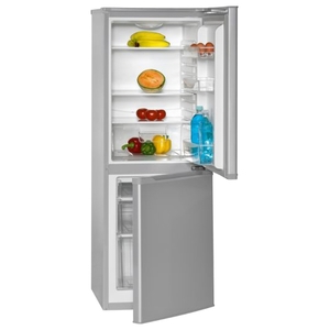 Холодильник двухкамерный Bomann KG 180 серебристый