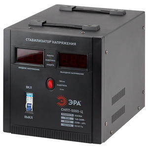 Стабилизатор электрического напряжения ЭРА СНПТ-5000-Ц