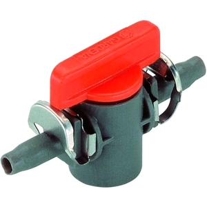 Соединитель и фитинг для систем полива GARDENA Кран запорный 4.6 мм (3/16") 2 шт в блистере 08357-29.000.00