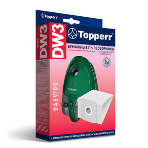 Бумажные пылесборники  для пылесосов DAEWOO Topperr DW 3