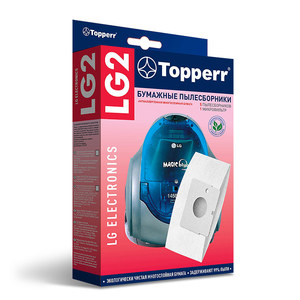 Бумажные пылесборники  для пылесосов LG ELECTRONICS Topperr LG 2