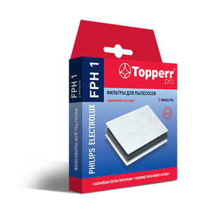 Набор фильтров  для пылесосов PHILIPS, ELECTROLUX Topperr FPH 1