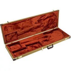 Чехол, сумка, кейс Fender Pro Series Precision Bass/Jazz Bass Case - Tweed with Orange Plush Interior