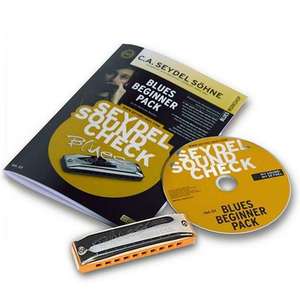 Губная гармошка Seydel Sohne 40020 Soundcheck Vol.1 STEEL - Blues Beginner Pack Губная гармошка +буклет и CD