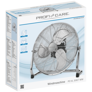 Вентилятор напольный Profi Care PC-VL 3067 WM inox