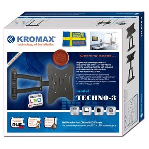 Кронштейн для LED/LCD телевизора Kromax TECHNO-3 grey