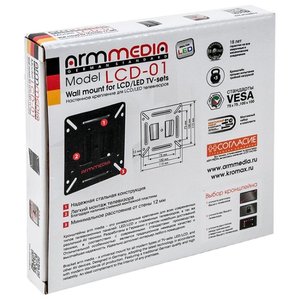 Кронштейн для LED/LCD телевизора ARM MEDIA LCD-01 black