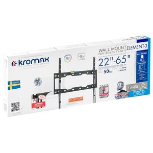 Кронштейн для LED/LCD телевизора Kromax ELEMENT-3 black