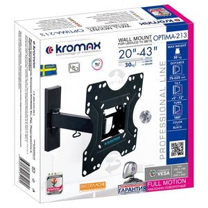 Кронштейн для LED/LCD телевизора Kromax OPTIMA-213 black