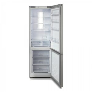 Холодильник двухкамерный Бирюса C860NF серебристый металлопласт