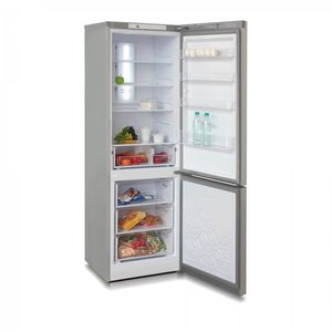 Холодильник двухкамерный Бирюса C860NF серебристый металлопласт