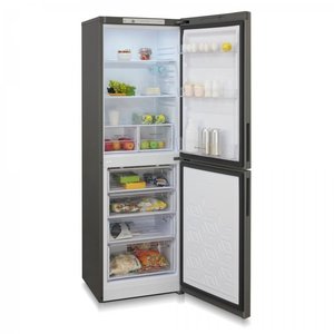 Холодильник двухкамерный Бирюса W6031, матовый графит