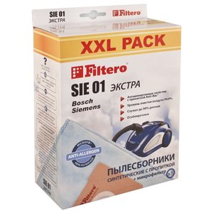 Фильтр для пылесоса Filtero SIE 01 (8) XXL PACK, ЭКСТРА