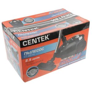 Пылесос с мешком для сбора пыли Centek CT-2514, черный