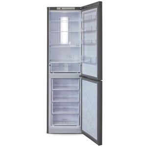 Холодильник двухкамерный Бирюса I880NF, нерж. сталь