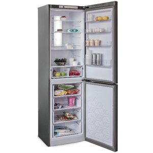 Холодильник двухкамерный Бирюса I880NF, нерж. сталь